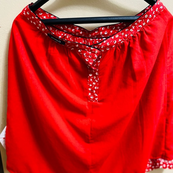 Promod Red Skirt - Picture 7 of 8